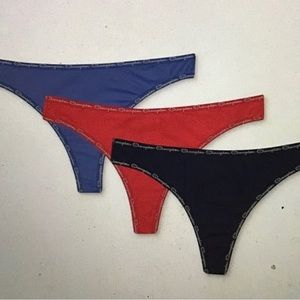 Champion Microfiber Thong 3-pk